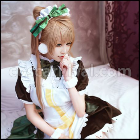 Love Live! Maid Mogu Mogu Love in Approach! Kotori Minami Cosplay Costume coscarnival - Collar Design