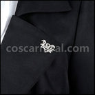 DIABOLIK LOVERS Mukami Kou in Black Cosplay Costume coscarnival - Hem Detail