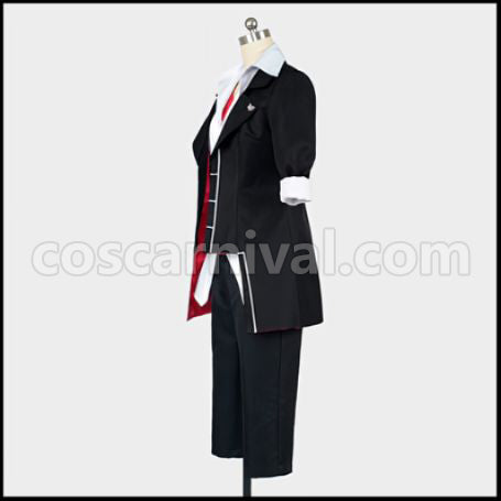 DIABOLIK LOVERS Mukami Kou in Black Cosplay Costume coscarnival - Functional Details