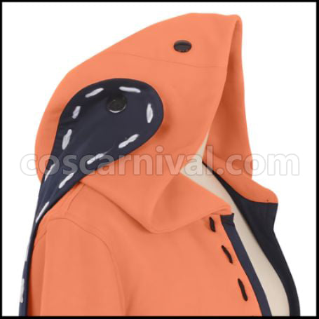 Kakegurui Runa Yomozuki Blazer, Stockings Only Cosplay Costume Coscarnival - Collar Design