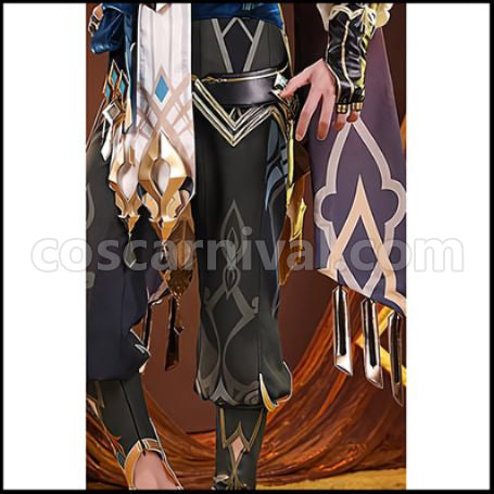 Genshin Impact Kaerve Cosplay Costume coscarnival - Collar Design