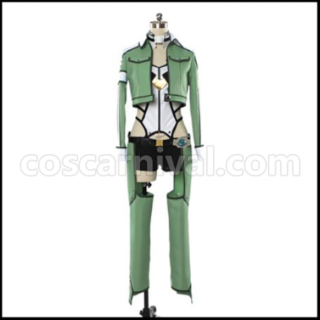 Sword Art Online II Phantom Bullet Asada Shino / Sinon GGO Appearance Cosplay Costume coscarnival - Cuff Style