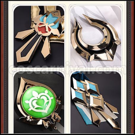 Genshin Impact Kaerve Cosplay Costume coscarnival - Material Texture