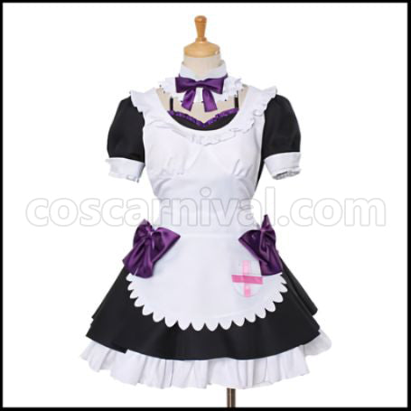 Love Live! Maid Mogu Mogu Love in Approach! Maki Nishikino Cosplay Costume coscarnival - Collar Design
