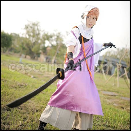 Touken Ranbu Naginata Danshi Iwatooshi Cosplay Costume coscarnival - Front View