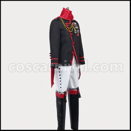D.Gray-man Third Exorcist Uniform Lavi Cosplay Costume coscarnival - Back View