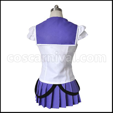 Gakkou Gurashi! Yuki Takeya Cosplay Costume coscarnival - Back View