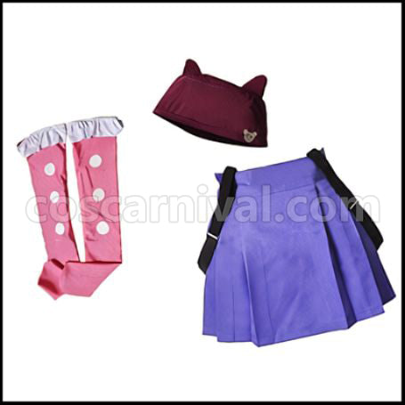 Gakkou Gurashi! Yuki Takeya Cosplay Costume coscarnival - Side Profile