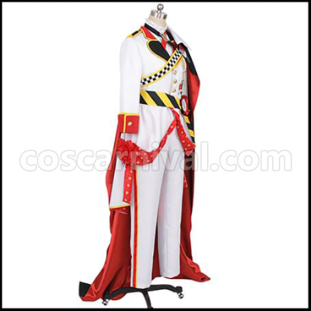 Twisted Wonderland Heartslabyul Dormitory Riddle Rosehearts Cosplay Costume coscarnival - Back View