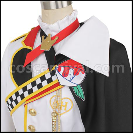 Twisted Wonderland Heartslabyul Dormitory Riddle Rosehearts Cosplay Costume coscarnival - Cuff Style