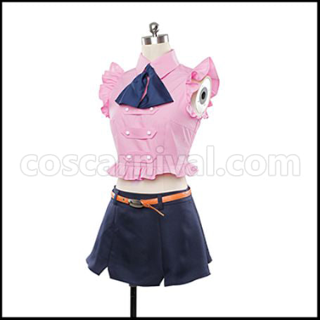 The Seven Deadly Sins Elizabeth Liones Cosplay Costume coscarnival - Side Profile