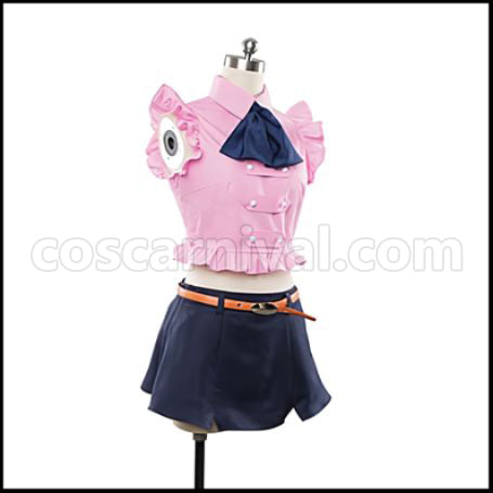 The Seven Deadly Sins Elizabeth Liones Cosplay Costume coscarnival - Detail Close-up