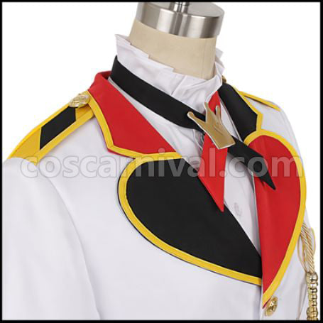 Twisted Wonderland Heartslabyul Dormitory Riddle Rosehearts Cosplay Costume coscarnival - Hem Detail
