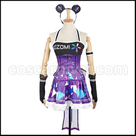 Love Live! SR Cyber Edition Nozomi Tojo Awakened Cosplay Costume coscarnival - Front View