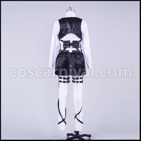 Attack on Titan Survey Corps Squad Leader Levi Cosplay Costume coscarnival - Hem Detail