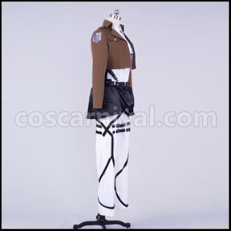 Attack on Titan Survey Corps Squad Leader Levi Cosplay Costume coscarnival - Pocket Design