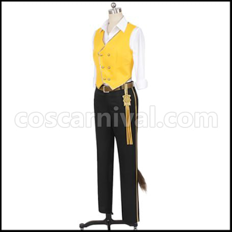 Twisted Wonderland Savanaclaw Dormitory Leona Kingscholar Cosplay Costume coscarnival - Side Profile