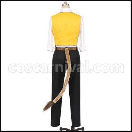 Twisted Wonderland Savanaclaw Dormitory Leona Kingscholar Cosplay Costume coscarnival - Detail Close-up