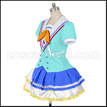 Love Live! Sunshine!! Aozora Jumping Heart Aqours Chika Takami Cosplay Costume coscarnival - Side Profile