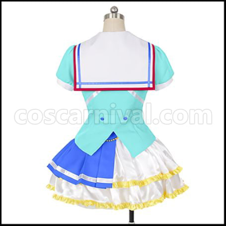 Love Live! Sunshine!! Aozora Jumping Heart Aqours Chika Takami Cosplay Costume coscarnival - Detail Close-up