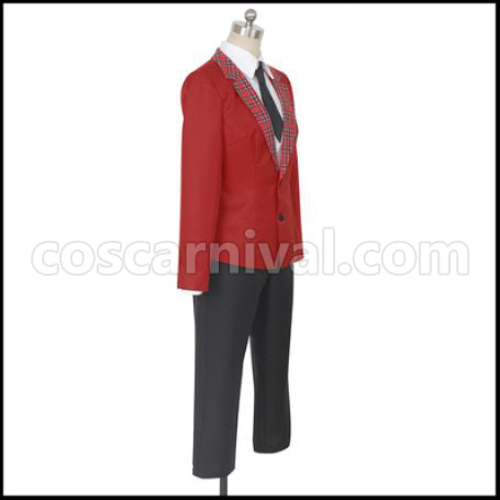 The Idolmaster SideM High x Joker Jun Fuyumi Cosplay Costume Coscarnival - Back View