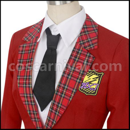 The Idolmaster SideM High x Joker Jun Fuyumi Cosplay Costume Coscarnival - Collar Design