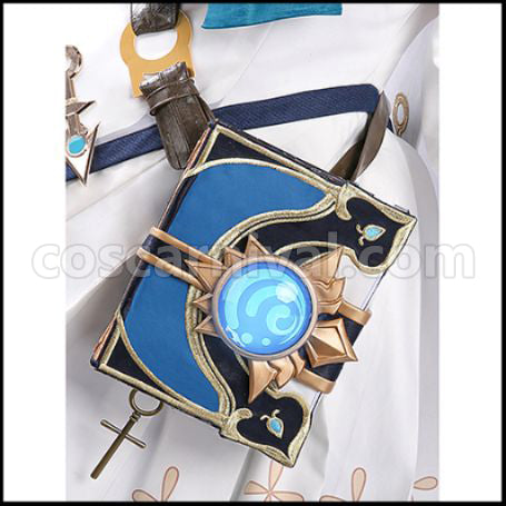Genshin Impact Barbara Cosplay Costume coscarnival - Detail Close-up