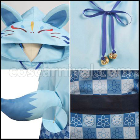 A3! Taiko no Tatsujin Tsukioka Tsumugi Cosplay Costume coscarnival - Cuff Style