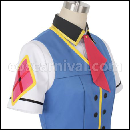 Love Live! Sunshine!! Mari Ohara 3rd Single HAPPY PARTY TRAIN Cosplay Costume coscarnival - Collar Design