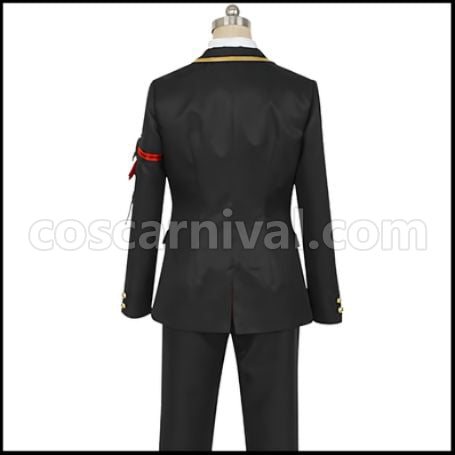 Twisted Wonderland Heartslabyul Dormitory Riddle Rosehearts Cosplay Costume coscarnival - Front View