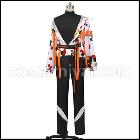 Twisted Wonderland Twisted-Wonderland Will Beans Camo Cosplay Costume coscarnival - Front View