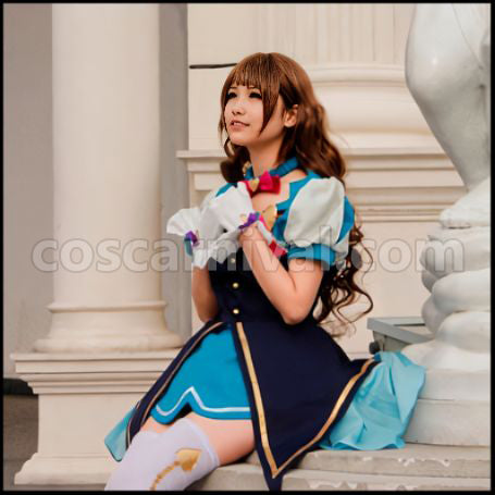 The Idolmaster Cinderella Girls Opening [Star!!] Uzuki Shimamura Cosplay Costume coscarnival - Front View