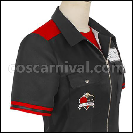 Twisted Wonderland Heartslabyul Dormitory Deuce Spade Gym Clothes Cosplay Costume coscarnival - Cuff Style