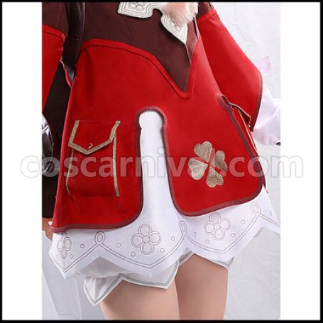 Genshin Impact Klee Cosplay Costume coscarnival - Detail Close-up