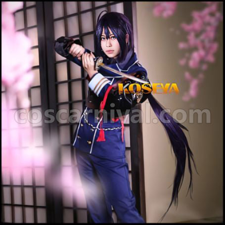 Touken Ranbu Wakizashi Danshi Namazuo Toushirou Cosplay Costume coscarnival - Front View