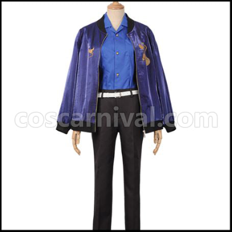Hypnosis Mic New Costume ExtraWardrobe01 Aohitsugi Samatoki Cosplay Costume coscarnival - Front View