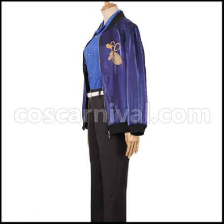 Hypnosis Mic New Costume ExtraWardrobe01 Aohitsugi Samatoki Cosplay Costume coscarnival - Back View