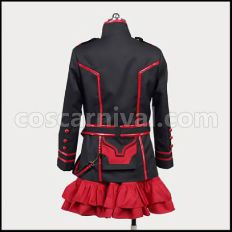 D.Gray-man Third Exorcist Uniform Lenalee Cosplay Costume coscarnival - Collar Design