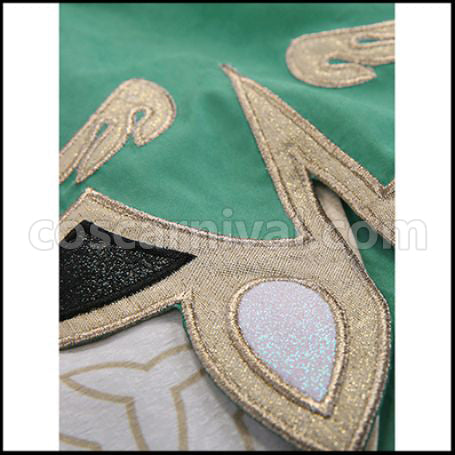 Genshin Impact Venti Cosplay Costume coscarnival - Side Profile