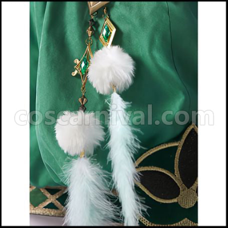 Genshin Impact Venti Cosplay Costume coscarnival - Detail Close-up