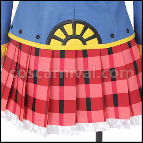 Love Live! Sunshine!! 3rd Single HAPPY PARTY TRAIN Chika Takami Cosplay Costume coscarnival - Material Texture