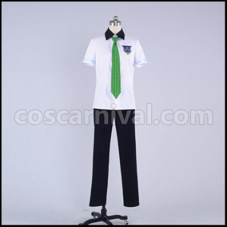 Free! Haruka Nanase/Makoto Tachibana Summer Uniform Cosplay Costume coscarnival - Front View