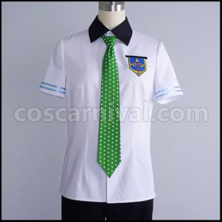 Free! Haruka Nanase/Makoto Tachibana Summer Uniform Cosplay Costume coscarnival - Side Profile