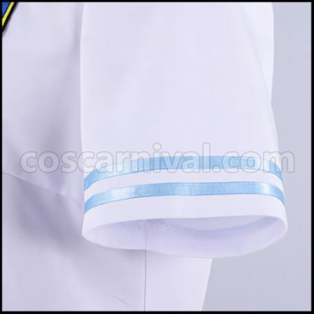 Free! Haruka Nanase/Makoto Tachibana Summer Uniform Cosplay Costume coscarnival - Material Texture