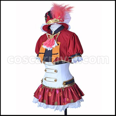 Love Live! School Idol Festival Valentine's Edition 2015 First Half Post-Awakening Nico Yazawa Cosplay Costume coscarnival - Back View