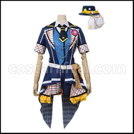 BanG Dream! Let's Start Running The Best Music! Saaya Yamabuki Cosplay Costume coscarnival - Front View