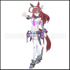 Uma Musume Pretty Derby Mihono Bourbon Cosplay Costume coscarnival - Front View
