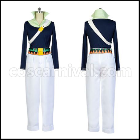 JoJo's Bizarre Adventure Part 5 Golden Wind Jotaro Kujo Giorno Giovanna Cosplay Costume coscarnival - Detail Close-up