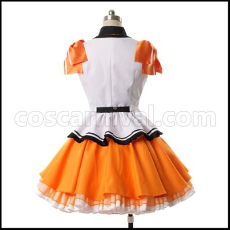 Tsukiuta. Fluna April Togawa Chisa Stage Outfit Cosplay Costume coscarnival - Back View