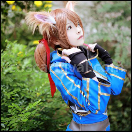 Sword Art Online II Phantom Bullet Silica / Ayano Keiko Cosplay Costume coscarnival - Back View
